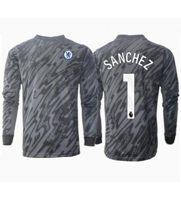 Chelsea Robert Sanchez #1 Målvakt Bortatröja 2024-25 Långärmad